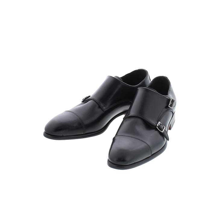 05黒 | チェルベロ/CERBERO ダブルモンク ドレスシューズ | TAKA-Q MEN