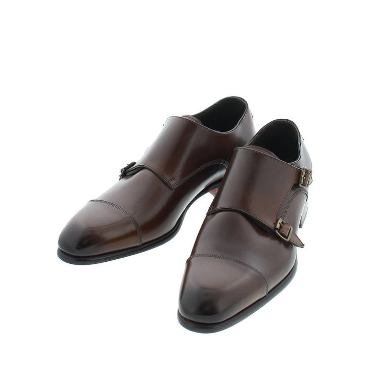 30茶 | チェルベロ/CERBERO ダブルモンク ドレスシューズ | TAKA-Q MEN
