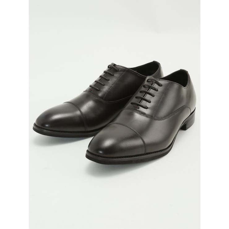 30茶 | AEROACTIVE 内羽根ストレートチップ ドレスシューズ | TAKA-Q MEN