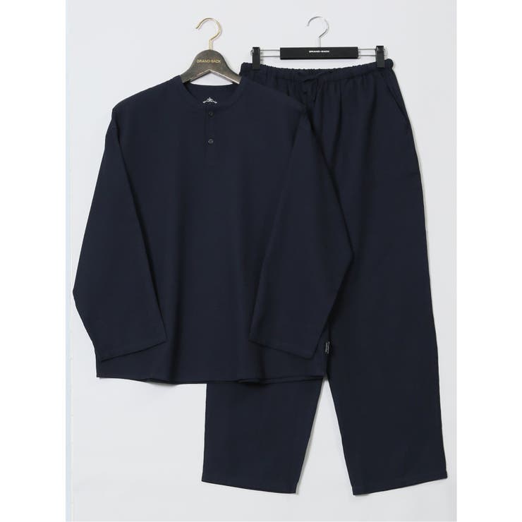 【大きいサイズ】ホテル仕立ての5つ星 ワッフルパジャマ | TAKA-Q MEN | 詳細画像1 
