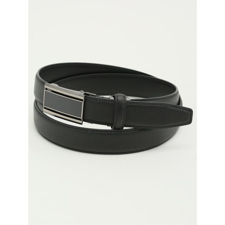 フィットバックル サフィアーノ型押しベルト | TAKA-Q MEN | 詳細画像1 