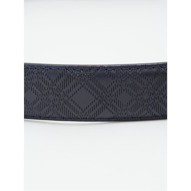 アジャストフリー チェック型押しベルト | TAKA-Q MEN | 詳細画像8 