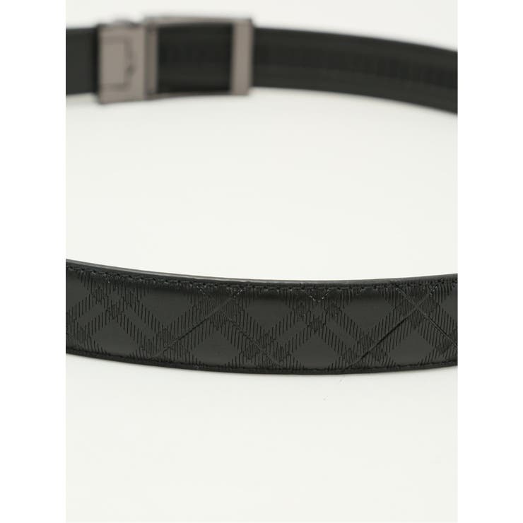 アジャストフリー チェック型押しベルト | TAKA-Q MEN | 詳細画像4 