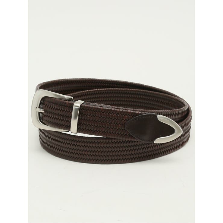35こげ茶 | メッシュ プンターレ ベルト | TAKA-Q MEN