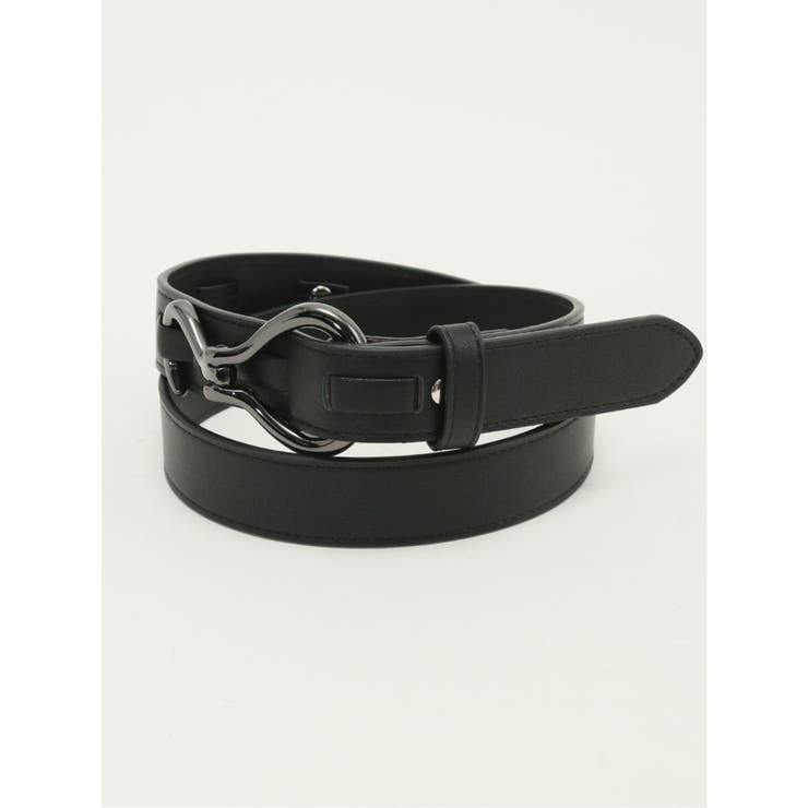 05黒 | S型バックル フックベルト | TAKA-Q MEN