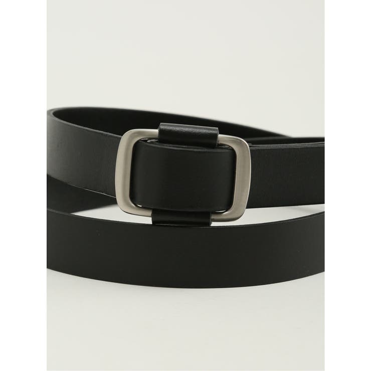 ピンレス レザー ナローベルト | TAKA-Q MEN | 詳細画像2 