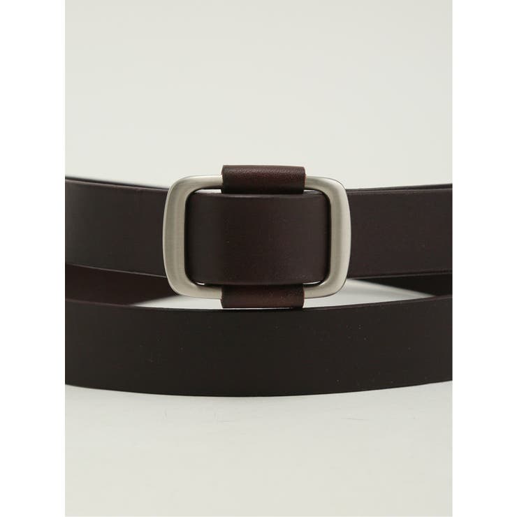 ピンレス レザー ナローベルト | TAKA-Q MEN | 詳細画像5 