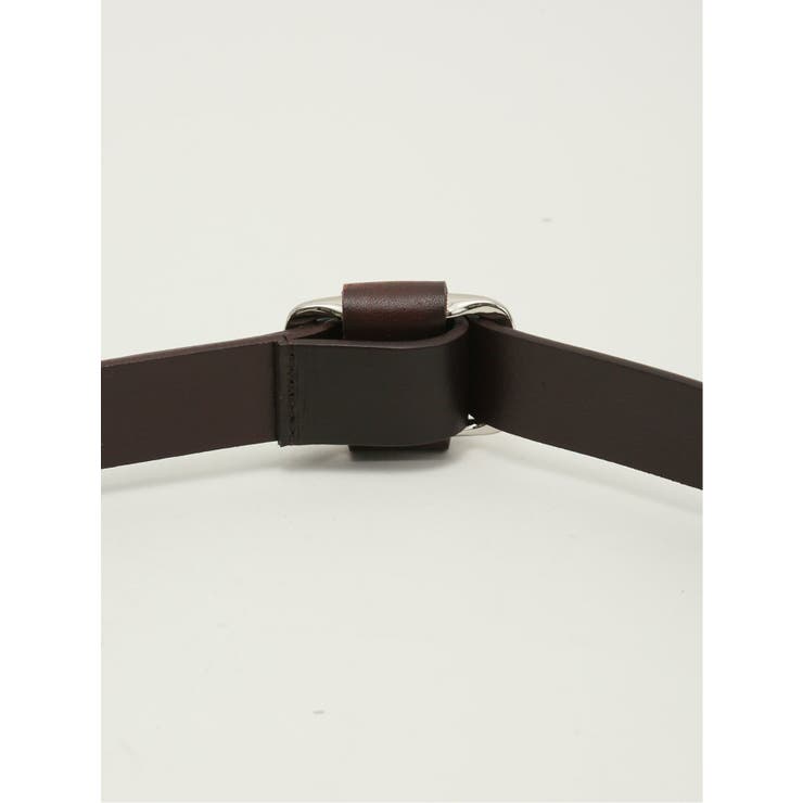 ピンレス レザー ナローベルト | TAKA-Q MEN | 詳細画像6 