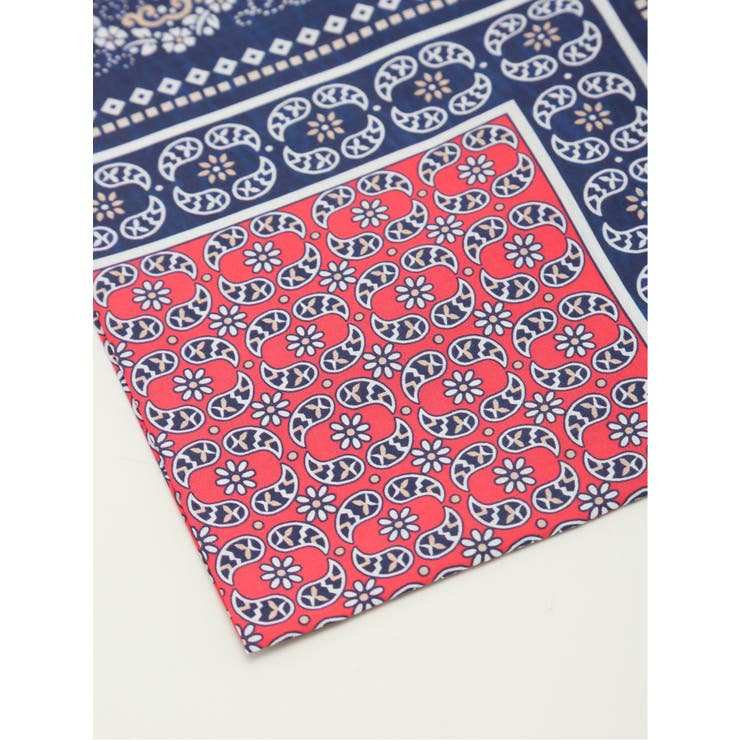 プリントバンダナ 額縁フラワー | TAKA-Q MEN | 詳細画像2 