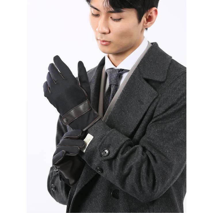 タッチパネル対応 生地コンビグローブ | TAKA-Q MEN | 詳細画像1 