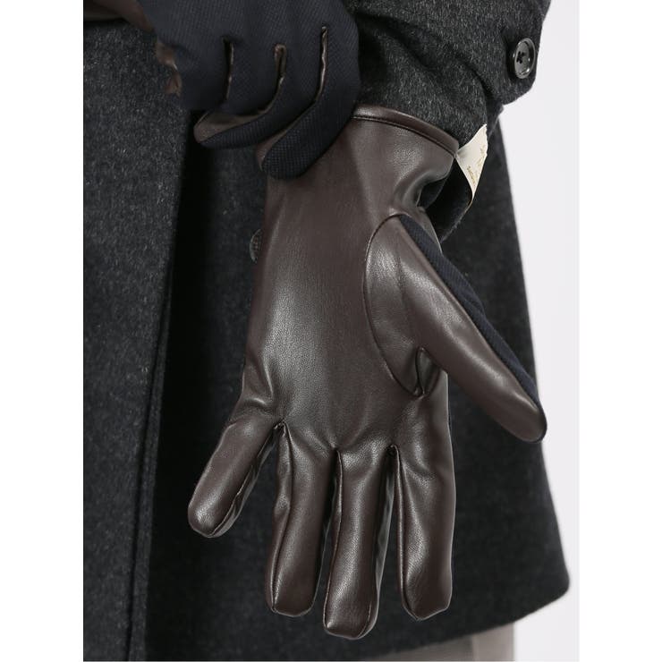 タッチパネル対応 生地コンビグローブ | TAKA-Q MEN | 詳細画像3 
