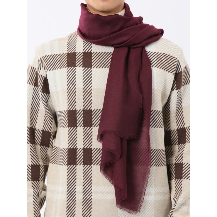 ウォッシャブル 大判 プレーンストール  | TAKA-Q MEN | 詳細画像2 