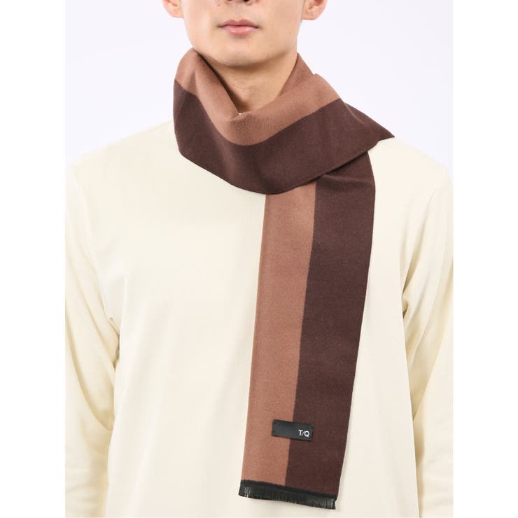 ジャガード ストライプ柄マフラー | TAKA-Q MEN | 詳細画像7 