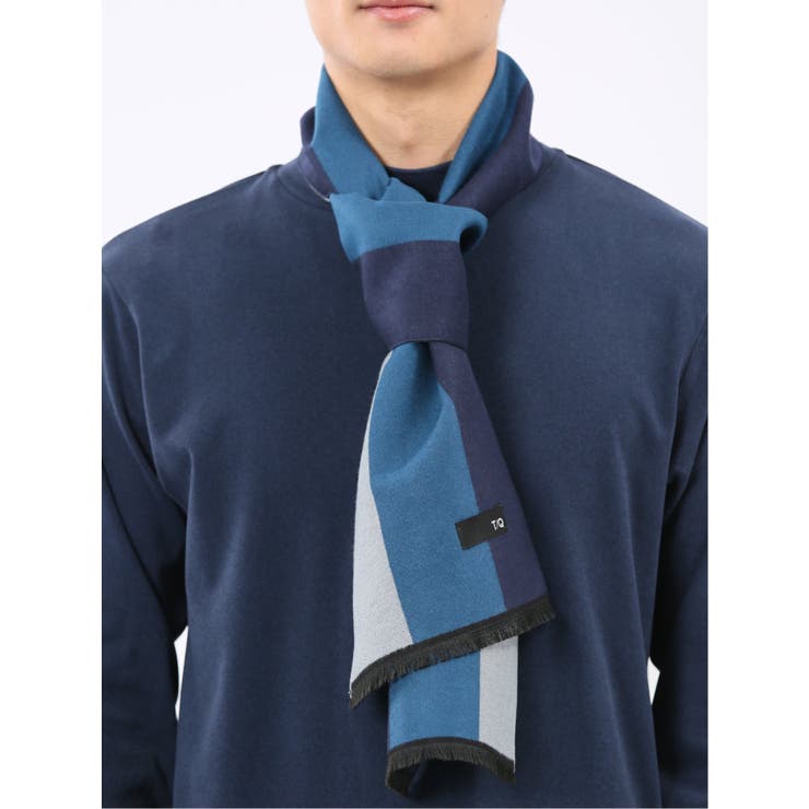 ジャガード ストライプ柄マフラー | TAKA-Q MEN | 詳細画像9 