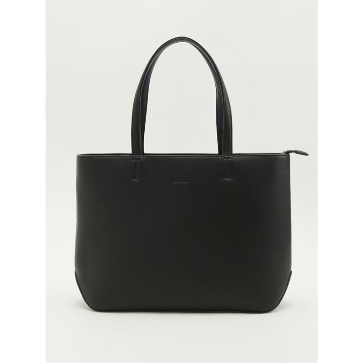 05黒 | シュリンク型押し トートバッグ A4対応 | TAKA-Q MEN