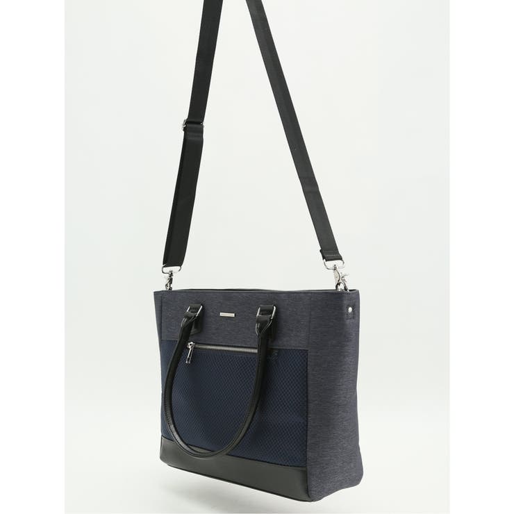 撥水 市松切替 2WAYトートバッグ A4対応 | TAKA-Q MEN | 詳細画像15 