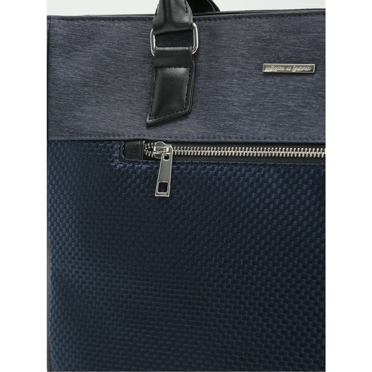 撥水 市松切替 2WAYトートバッグ A4対応 | TAKA-Q MEN | 詳細画像17 