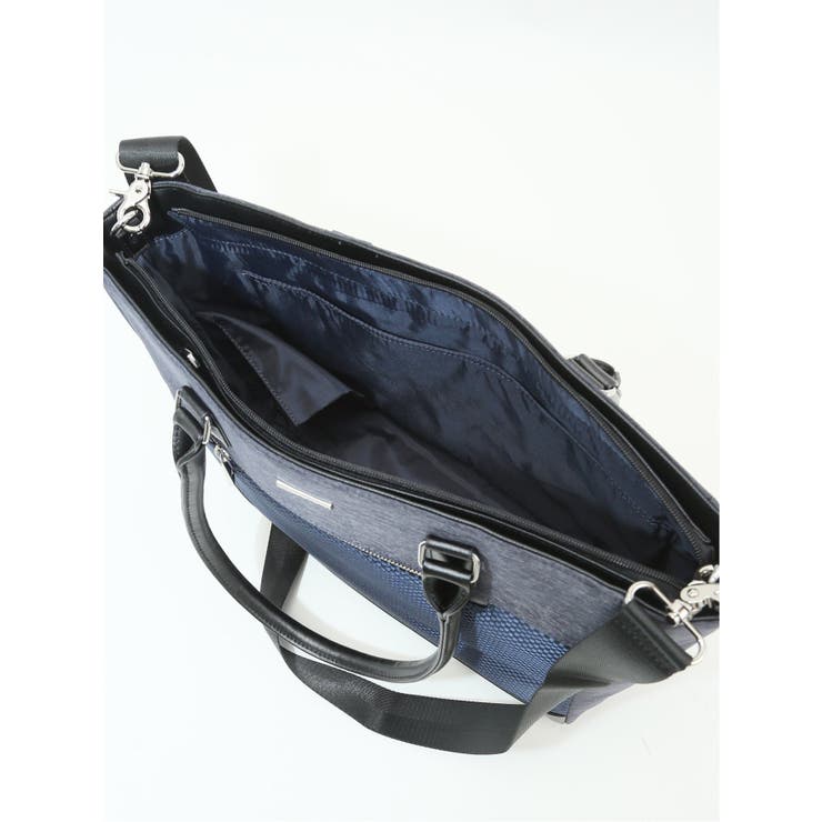 撥水 市松切替 2WAYトートバッグ A4対応 | TAKA-Q MEN | 詳細画像20 