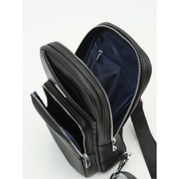 サフィアーノ型押し ボディバッグ | TAKA-Q MEN | 詳細画像10 