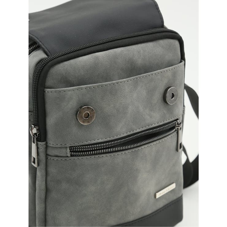 フラップ付き 縦型 ボディバッグ | TAKA-Q MEN | 詳細画像7 