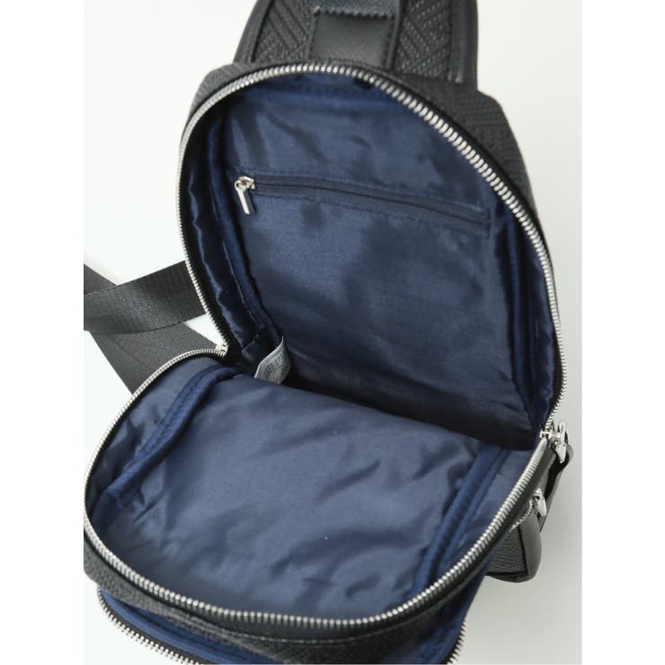 編地型押し ボディバッグ | TAKA-Q MEN | 詳細画像7 