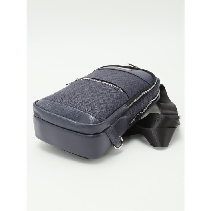 編地型押し ボディバッグ | TAKA-Q MEN | 詳細画像9 