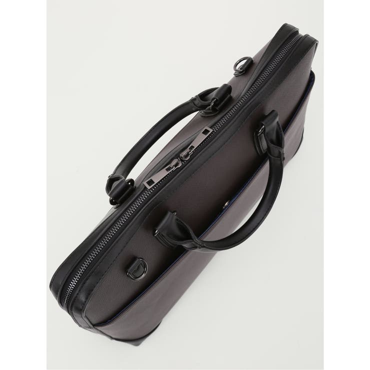 サフィアーノ型押し 2WAYブリーフバッグ A4対応[品番：TKQJ0020240