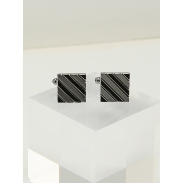 ストライプ スクエアカフス | TAKA-Q MEN | 詳細画像2 