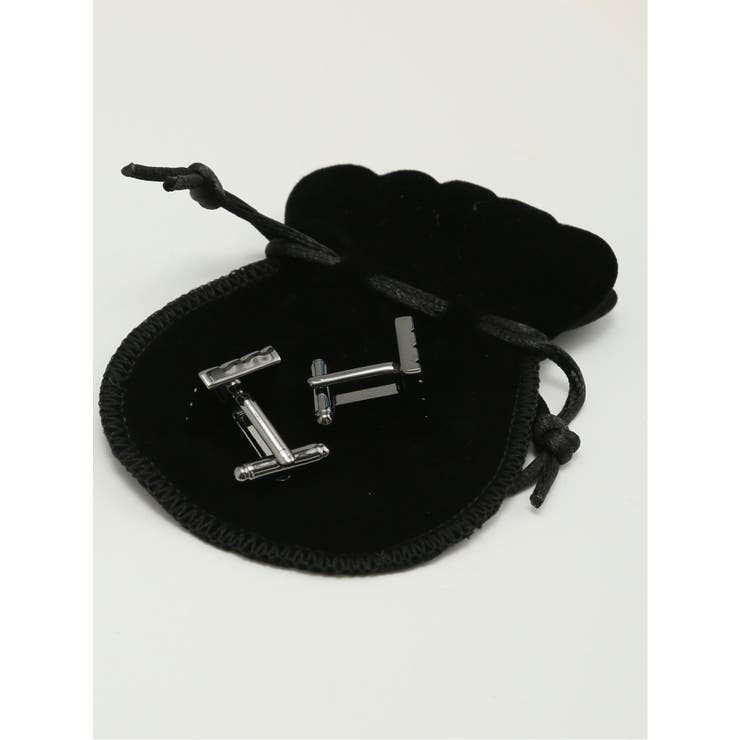 ストライプ スクエアカフス | TAKA-Q MEN | 詳細画像3 