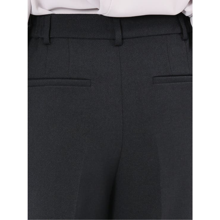 ストレッチウォッシャブル ノーカラージャケット＋セミワイドパンツ ウーリッシュ紺 | TAKA-Q WOMEN | 詳細画像14 