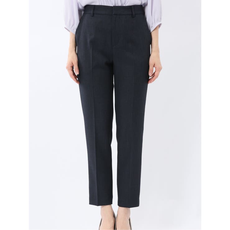 ストレッチウォッシャブル 1ボタンジャケット＋テーパードパンツ 紺 | TAKA-Q WOMEN | 詳細画像9 