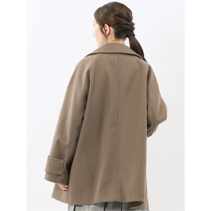 ライトシャギー メタルボタン ピーコート | TAKA-Q WOMEN | 詳細画像18 