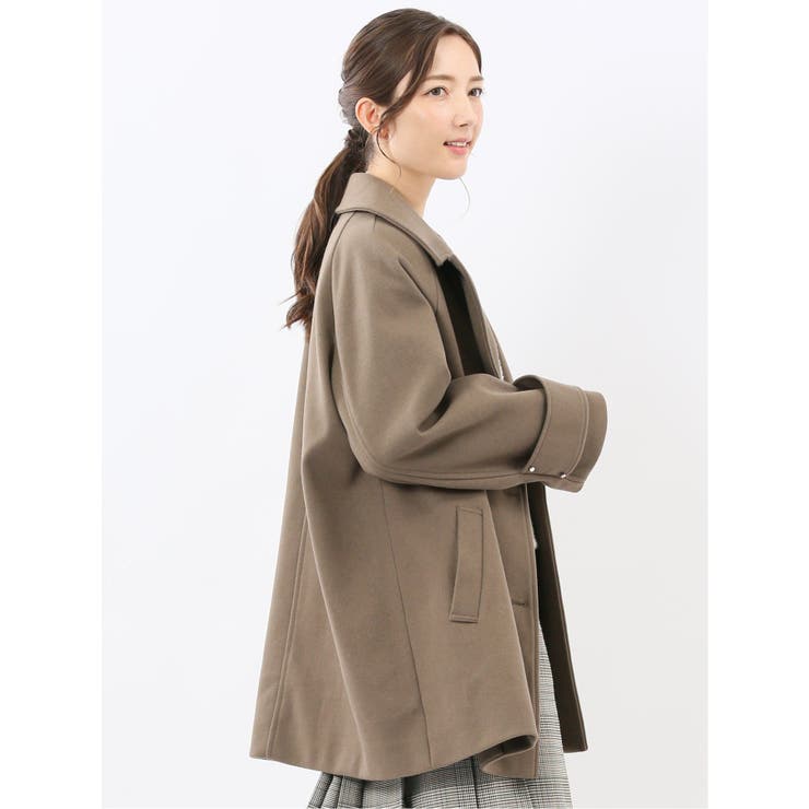 ライトシャギー メタルボタン ピーコート | TAKA-Q WOMEN | 詳細画像19 