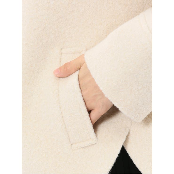 ハンドウォッシャブル フーデッド ショートコート | TAKA-Q WOMEN | 詳細画像11 