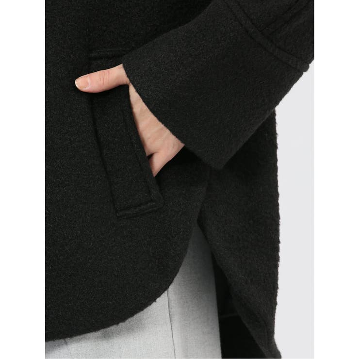 ハンドウォッシャブル フーデッド ショートコート | TAKA-Q WOMEN | 詳細画像20 