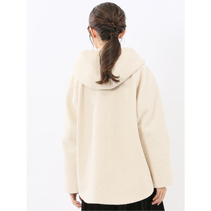 ハンドウォッシャブル フーデッド ショートコート | TAKA-Q WOMEN | 詳細画像3 