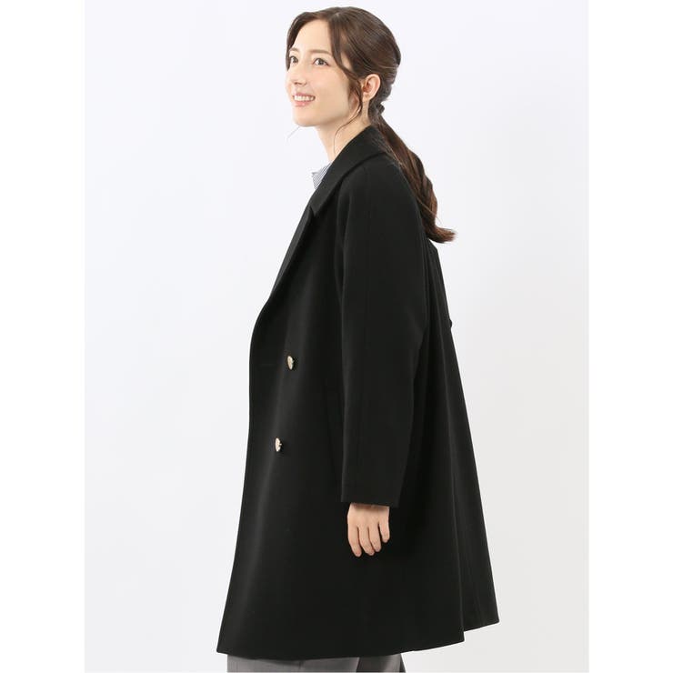 ハンドウォッシャブル オーバーサイズ ピーコート | TAKA-Q WOMEN | 詳細画像16 