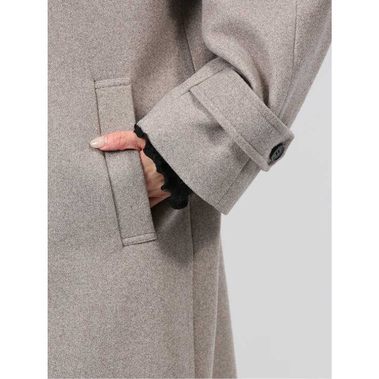 ストレッチ スタンドカラー ロングコート[品番：TKQJ0024136]｜TAKA-Q WOMEN（タカキュー ウーマン）のレディースファッション通販｜SHOPLIST（ショップリスト）
