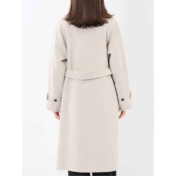 ストレッチ ハンドウォッシャブル スタンドカラー ロングコート | TAKA-Q WOMEN | 詳細画像22 