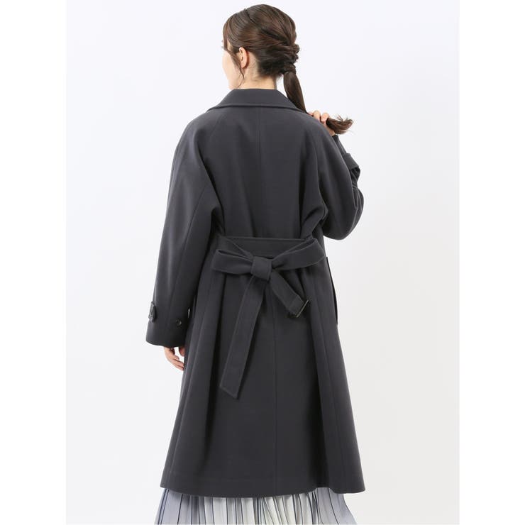 ストレッチ ハンドウォッシャブル スタンドカラー ロングコート | TAKA-Q WOMEN | 詳細画像3 