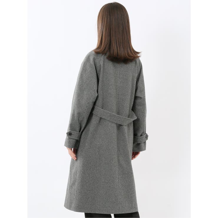 ストレッチ ハンドウォッシャブル スタンドカラー ロングコート | TAKA-Q WOMEN | 詳細画像30 