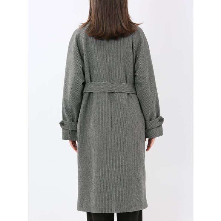 ストレッチ ハンドウォッシャブル スタンドカラー ロングコート | TAKA-Q WOMEN | 詳細画像35 