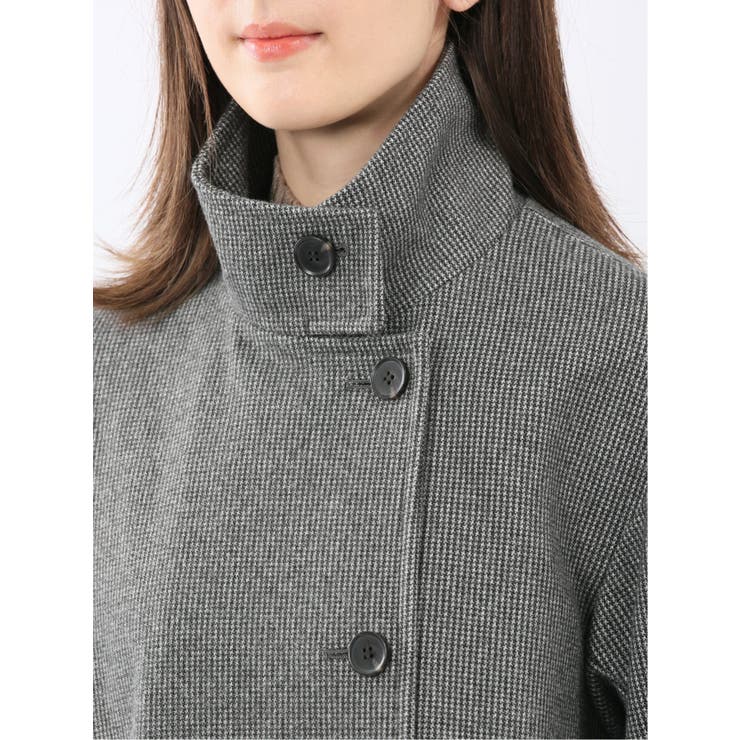 ストレッチ ハンドウォッシャブル スタンドカラー ロングコート | TAKA-Q WOMEN | 詳細画像36 