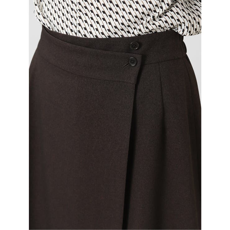 ラナテック/LANATEC セットアップ フレアースカート 茶 | TAKA-Q WOMEN | 詳細画像8 