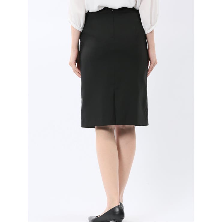 クリアエフェクト 黒無地 タイトスカート(セットアップ可能) | TAKA-Q WOMEN | 詳細画像8 