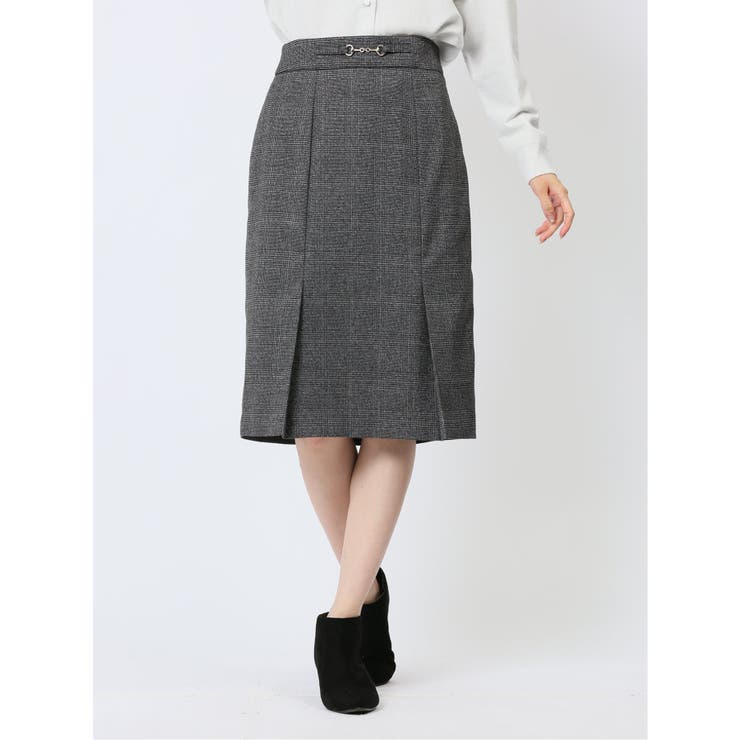 95モノトーン | ビット付き タイトスカート | TAKA-Q WOMEN