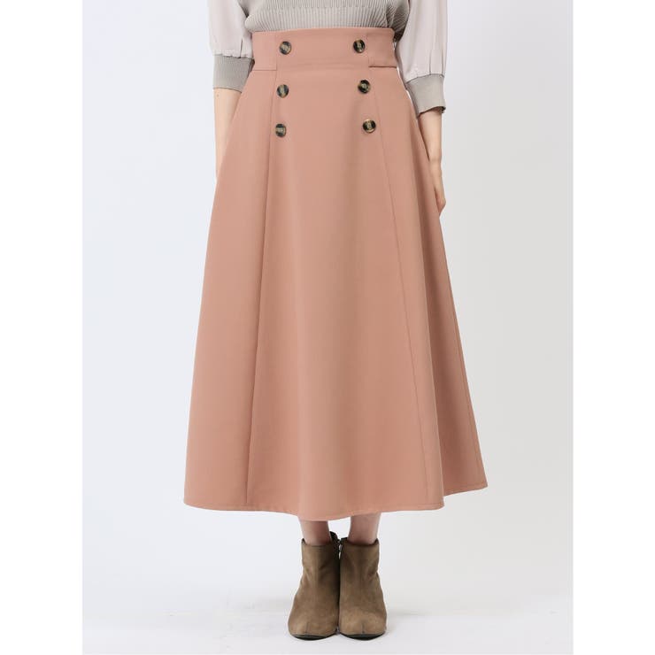 ボタンデザイン フレアースカート | TAKA-Q WOMEN | 詳細画像18 