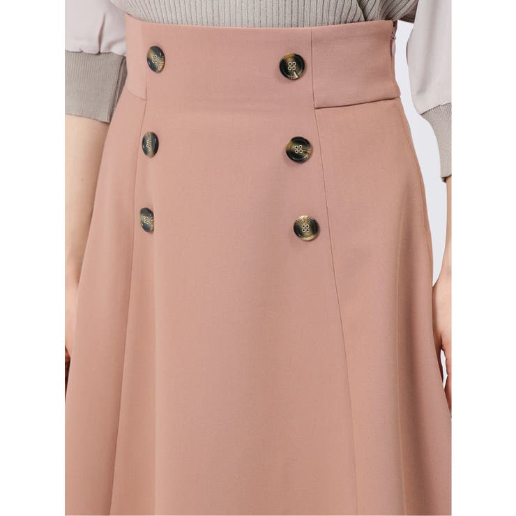 ボタンデザイン フレアースカート | TAKA-Q WOMEN | 詳細画像21 