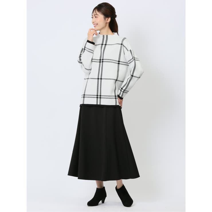 ボタンデザイン フレアースカート | TAKA-Q WOMEN | 詳細画像5 