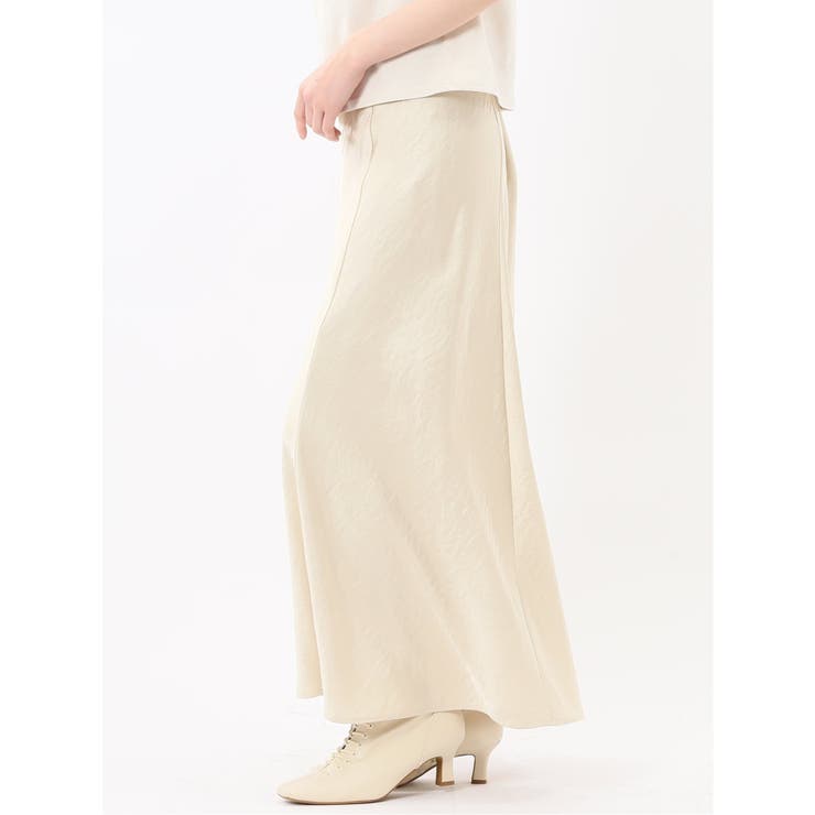 ストレッチサテン ロングスカート | TAKA-Q WOMEN | 詳細画像13 